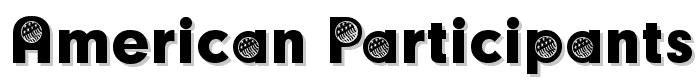 American Participants font